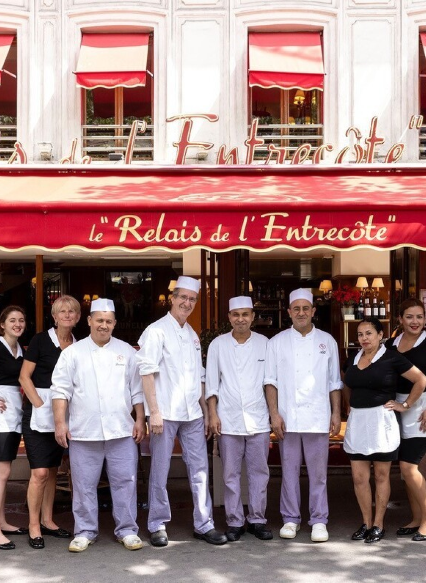 equipe de cuisine et service du relais montparnasse